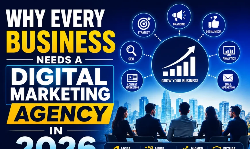 Why every business needs a digital marketing agency in 2026 for SEO, branding, social media marketing, analytics, and business growth
