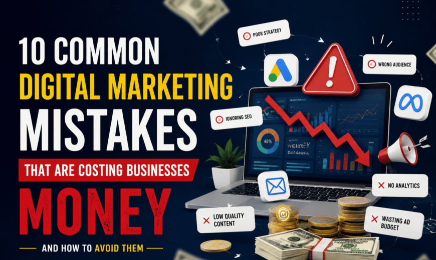 common digital marketing mistakes | Digital marketing |