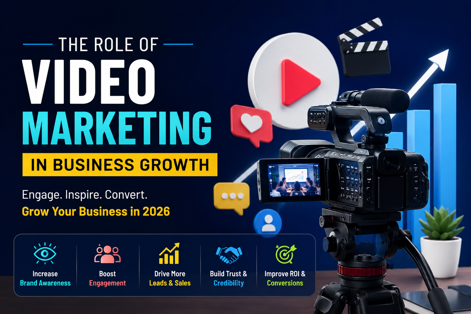 Role of video marketing in business growth | Digital Marketing
