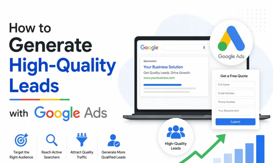High-quality lead generation using Google Ads campaign strategy for business growth and qualified customer acquisition