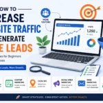 How to increase website traffic and generate more leads using SEO, content marketing, social media, local SEO, and conversion optimization
