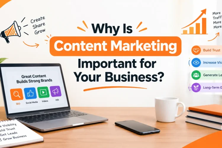 Why Is Content Marketing Important for Your Business? – building trust, increasing visibility, generating leads, and supporting long-term growth